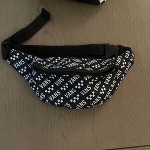 Vans Checkered Black and White Waist Bag